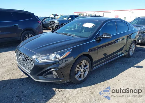 2018 Hyundai Sonata Sport из США, поврежденный, VIN 5NPE34AF9JH675373